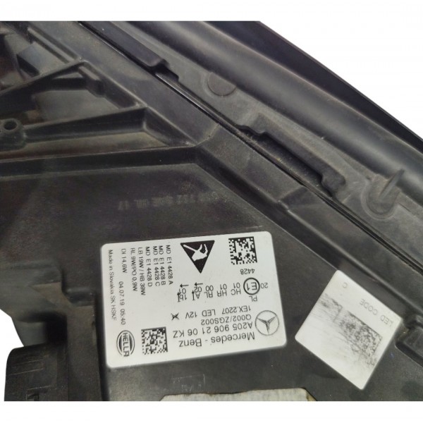 Farol Mercedes Bens 180 200 220 Esquerdo 2018-2022 Esquerdo/motorista