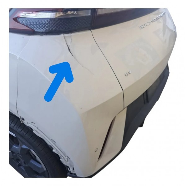 Parachoque Traseiro Byd Dolphin Mini Elétrico 2024 Detalhe