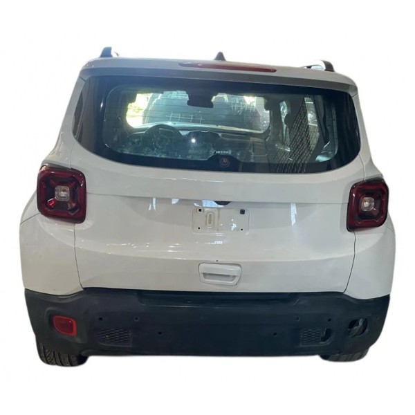 Tampa Porta Mala Parachoque Traseiro Renegade 2016 A 2021 Branco