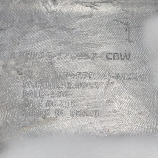 Moldura Esquerda Inferior Parachoque Ford Ecosport 2018-2021
