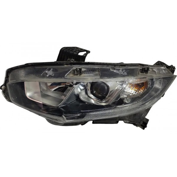 Farol Honda Civic Esquerdo 17/24 Esquerdo/motorista Esquerdo/motorista