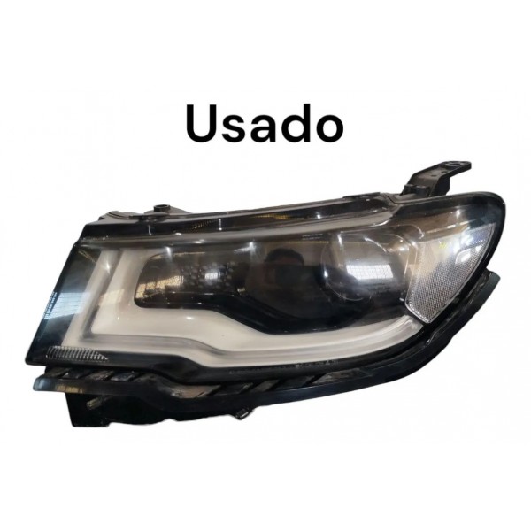 Farol Esquerdo Jeep Compass 2017 A 2021 Original Led