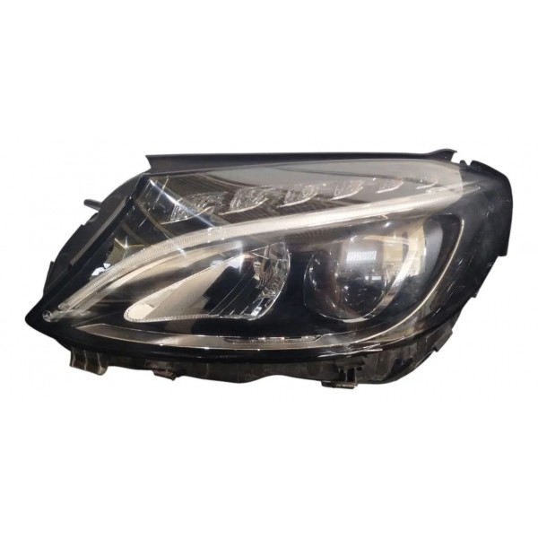 Farol Esquerdo Mercedes Classe C 2015 A 2020 Com Detalhes Esquerdo/motorista