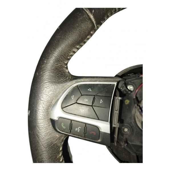 Volante Com Comandos Jeep Compass 2017 A 2021 Couro Original