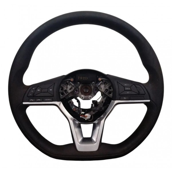 Volante Nissan Kicks 2018 A 2024 C/ Comandos Couro Original Preto