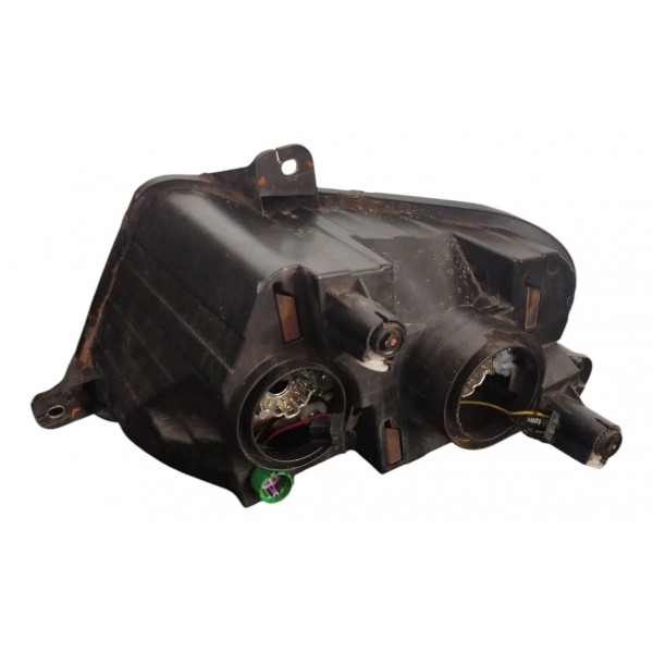 Farol Esquerdo Fiat Toro 2016 A 2021 Máscara Negra