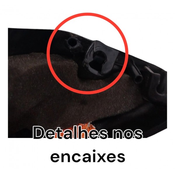 Acabamento Interno Retrovisor Esquerdo Fiat Toro 2021-2024