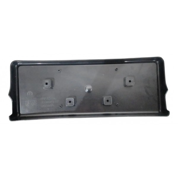 Suporte De Placa Jeep Compass 2016 A 2019 Preto Preto