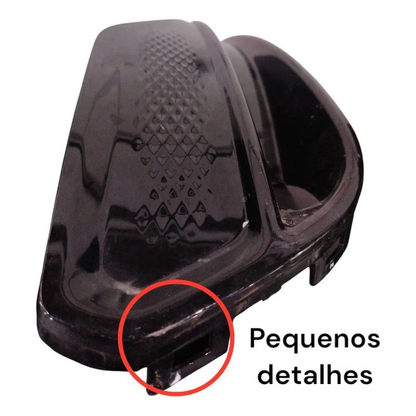 Moldura Grade Farol Milha Esquerdo Jeep Compass 2022 A 2024