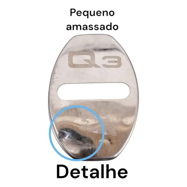 Acabamento Trava Porta Audi Q3 2022 Original Detalhe