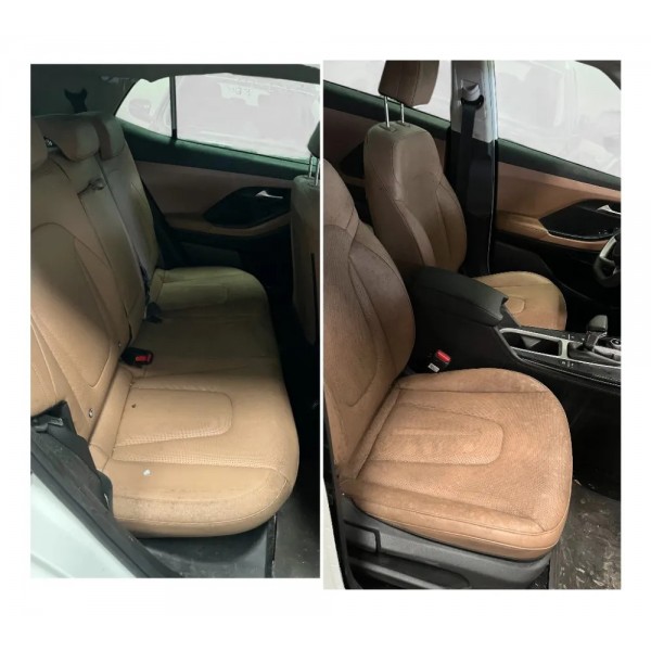Jogo De Banco Couro Hyundai Creta 1.0 Tgdi 2025 Bege
