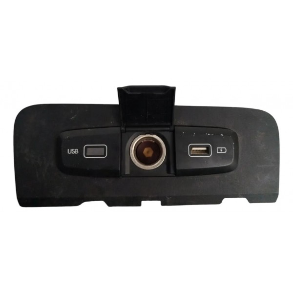 Entrada Usb E Tomada Com Moldura Original Creta 2022 2023