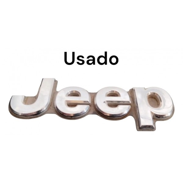 Emblema Cromado Tampa Traseira Jeep Compass 2017-2024