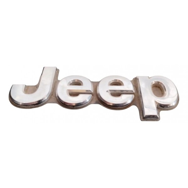 Emblema Cromado Tampa Traseira Jeep Compass 2017-2024