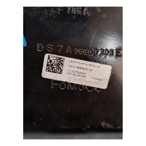 Suporte Trava Banco Traseiro Ford Fusion 2013 A 2020 Preto