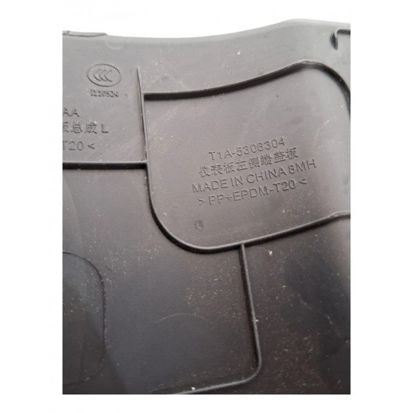 Acabamento Painel Esquerdo Chery Tiggo 5x Pro 1.5 2020-2024 Preto