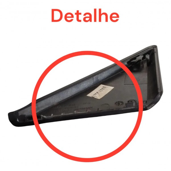 Acabamento Retrovisor Dianteiro Direito Audi A5 2018 2023 Preto