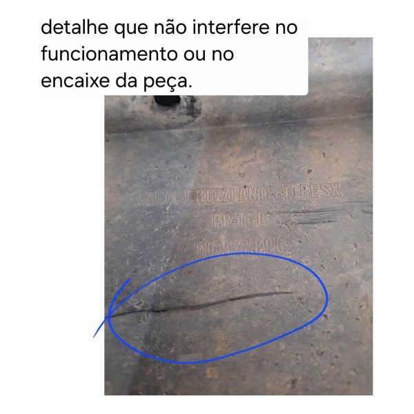 Parabarro Lameiro Dianteiro Esquerdo Fiat Toro 2.0 2016-2022