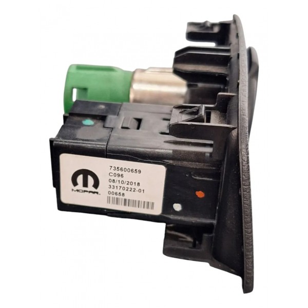 Acabamento Tomada 12v Usb Fiat Toro 2.0 2018 A 2024