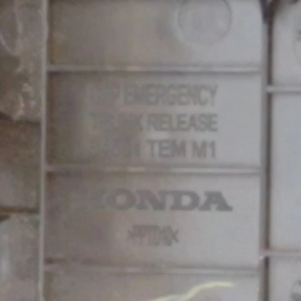 Tampa Acabamento Suporte Cadeirinha Honda Civic 2017/21