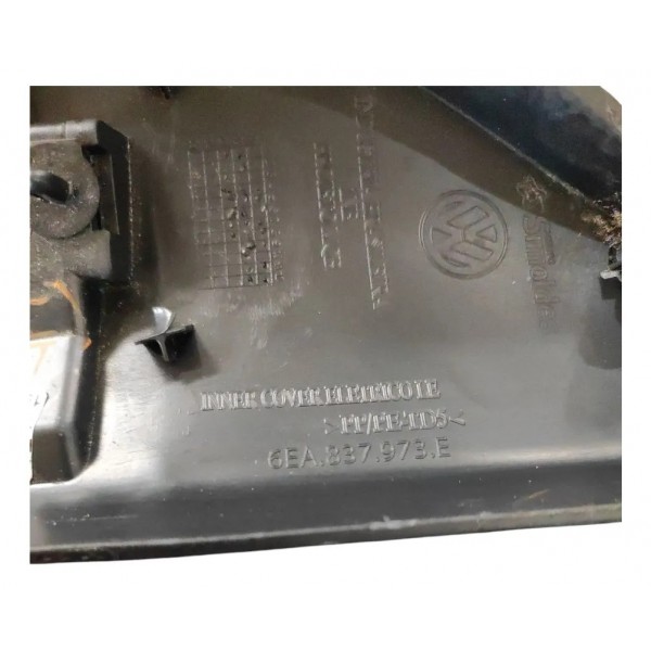 Acabamento Interno Retrovisor Esquerdo Volkswagen Nivus 2022 Preto