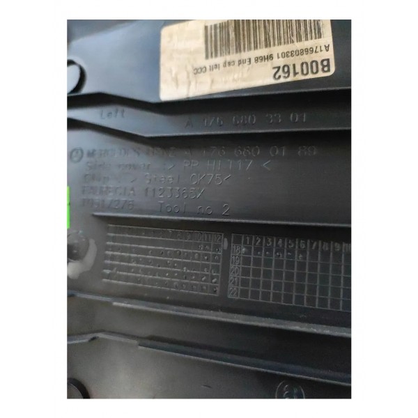 Acabamento Esquerdo Painel Instrumentos Mercedes Gla200 2019 Preto