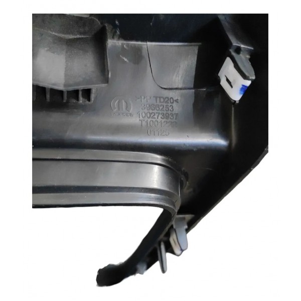 Moldura Porta Copos Console Central Ram Rampage 2025 Preto