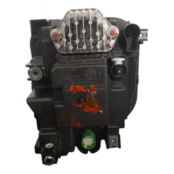 Farol Dianteiro Esquerdo Full Led Jeep Renegade 2022 2025