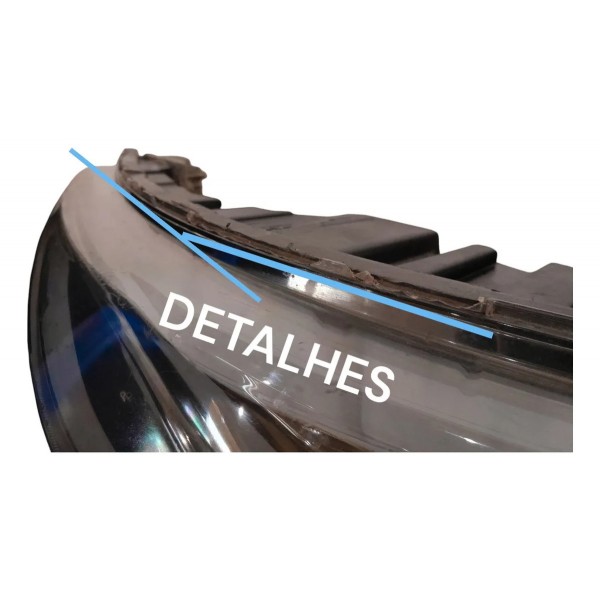 Farol Led Superior Direita Fiat Toro 2021 2023 Direito/passageiro
