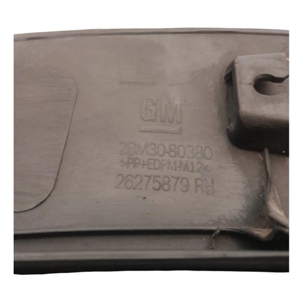 Friso Moldura Porta Traseira Direita Gm Tracker 2020 2024 Preto