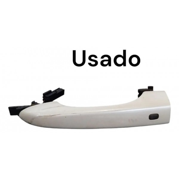 Maçaneta Externa Dianteira Esquerda Jeep Compass 2016 2021 Branco Dianteira