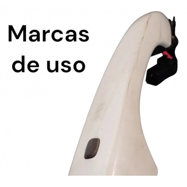Maçaneta Externa Dianteira Esquerda Jeep Compass 2016 2021 Branco Dianteira