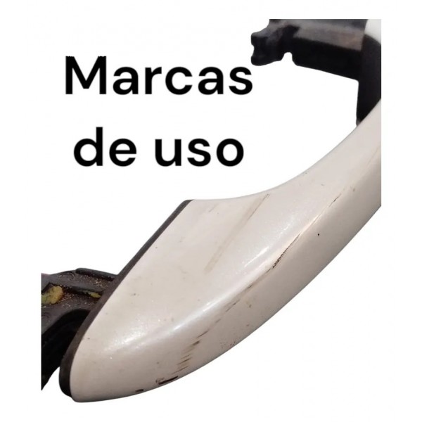 Maçaneta Externa Dianteira Esquerda Jeep Compass 2016 2021 Branco Dianteira