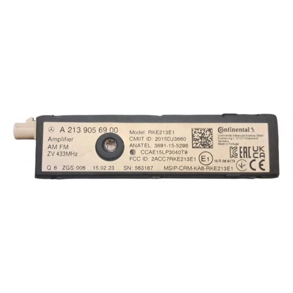 Antena Keyless Coluna Mercedes Glc 300 2018-2023