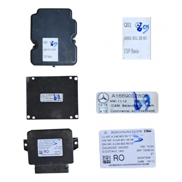 Kit Code E Mecatrônica Mercedes Benz Gla 200 2019 1.6 Turbo