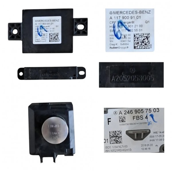 Kit Code E Mecatrônica Mercedes Benz Gla 200 2019 1.6 Turbo