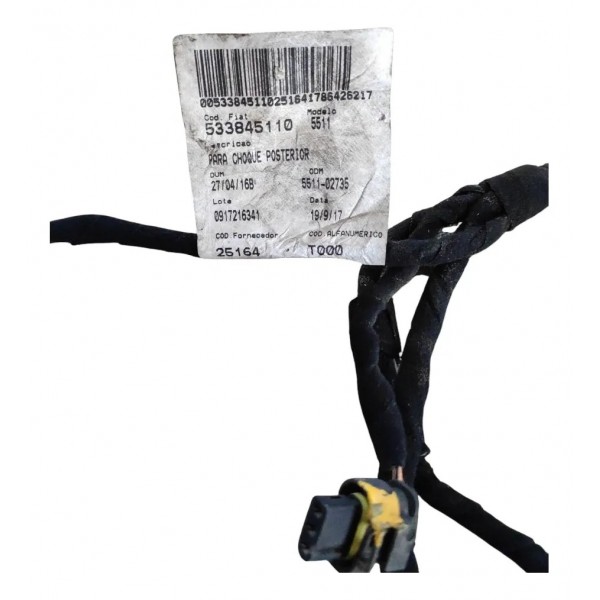 Chicote Sensor Estacionamento Traseiro Jeep Compass 2022