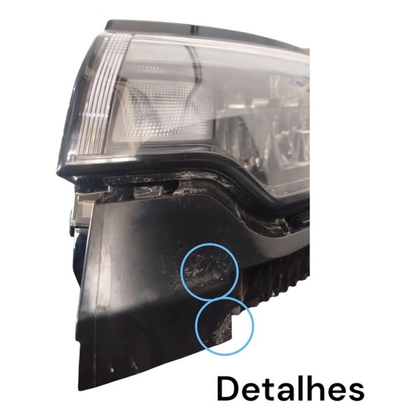 Farol Esquerdo Jeep Compass 2022 A 2025 Original Detalhes