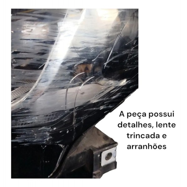 Farol Esquerdo Led Chery Tiggo 7 Pro 1.6 2021 2025 Detalhe