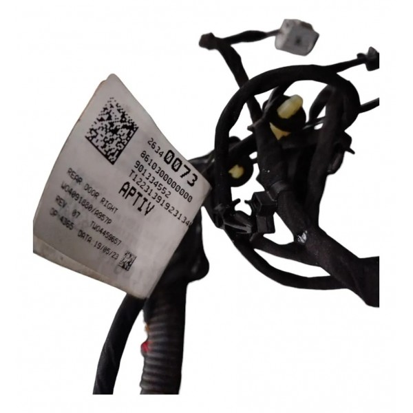 Chicote Porta Traseira Direita Chevrolet Tracker 2020 A 2024