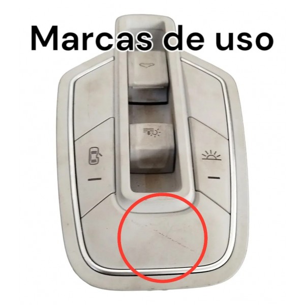 Base Comando Luz Teto Cortesia Sem Moldura Audi A5 2018