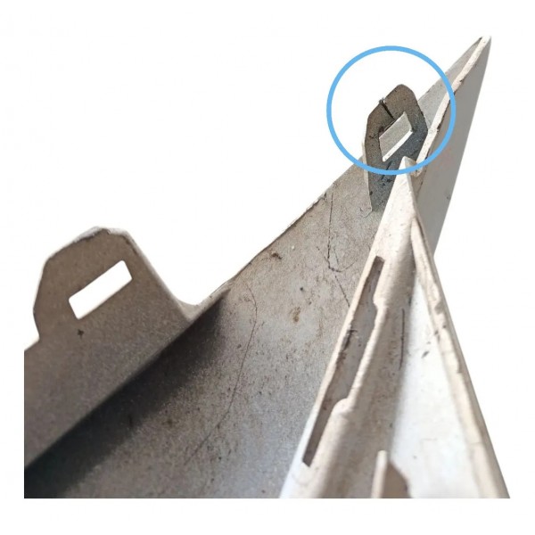 Moldura Superior Parachoque Peugeot 208 2023 2024