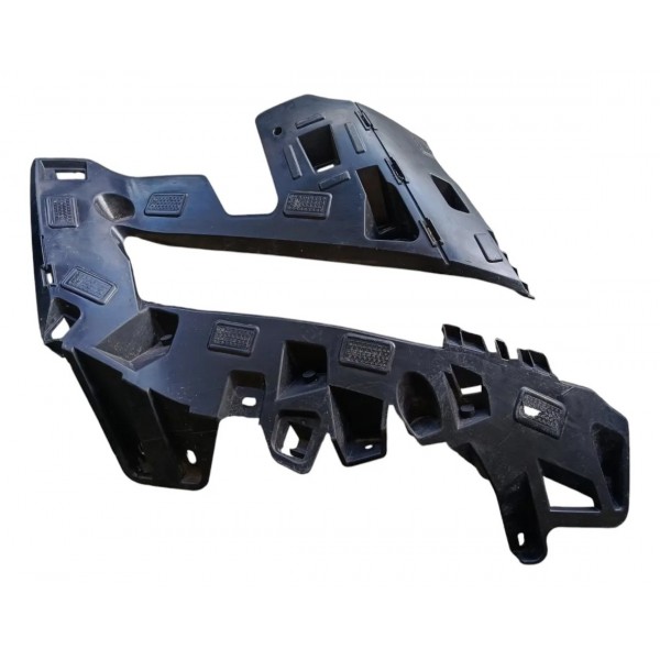 Suporte Farol Milha Peugeot 208 2020 2024 Preto Ambos Lados
