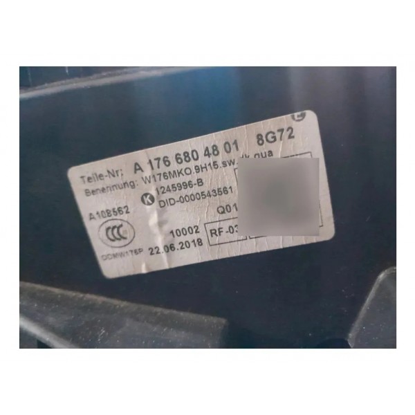 Console Central Mercedes Gla 200 2019